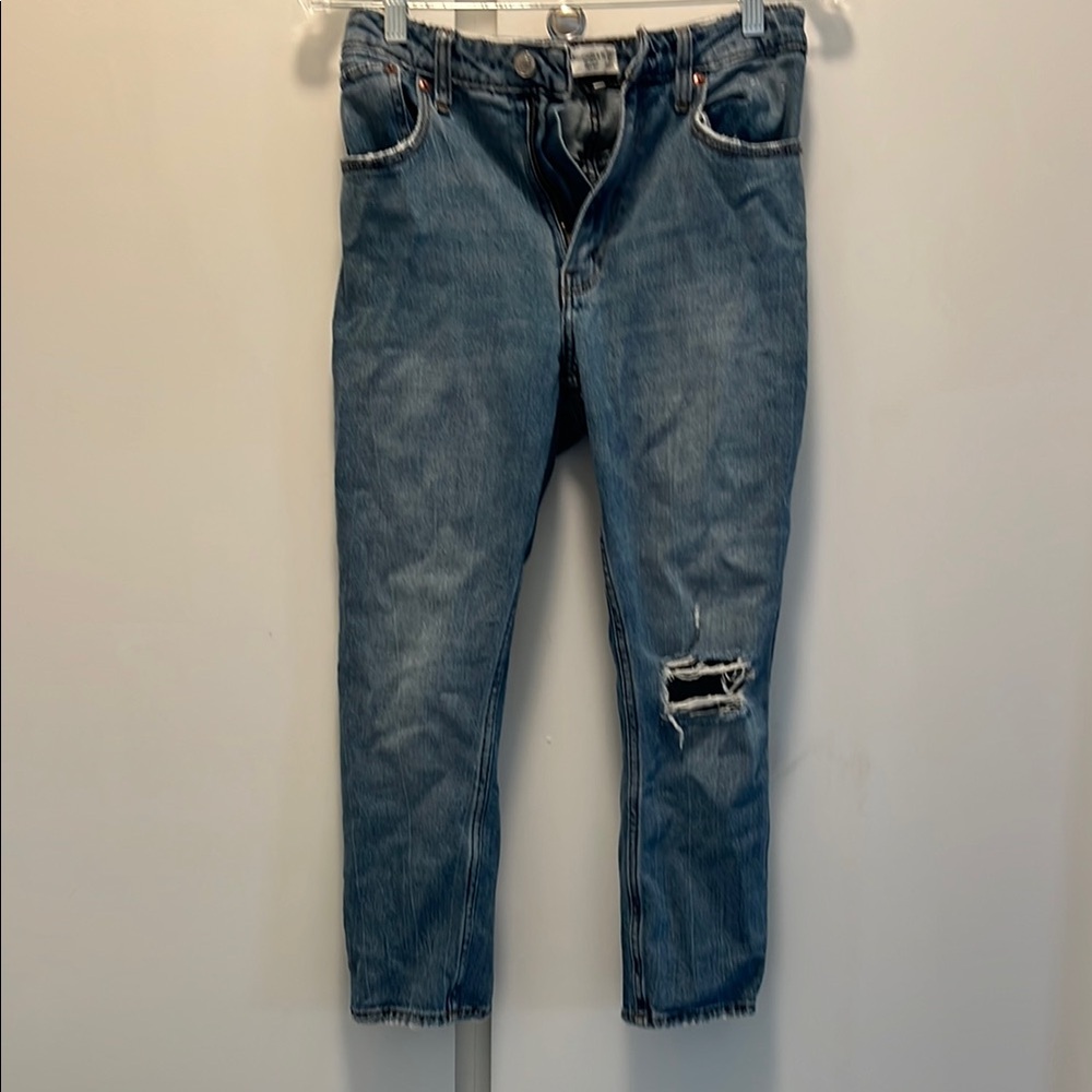 Abercrombie Distressed Blue Jeans